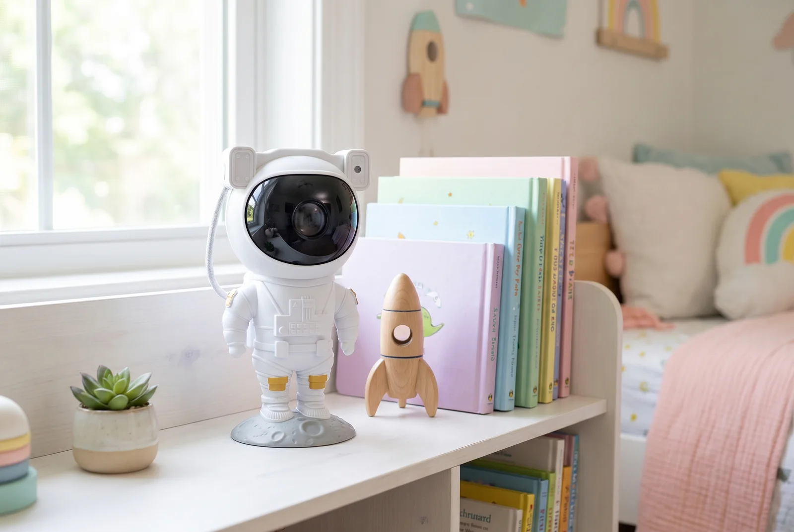 Astronaut Galaxy Projector — Kids' room